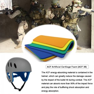 전술 방탄 군사 헬멧 충격 보호 재료 (ACF)